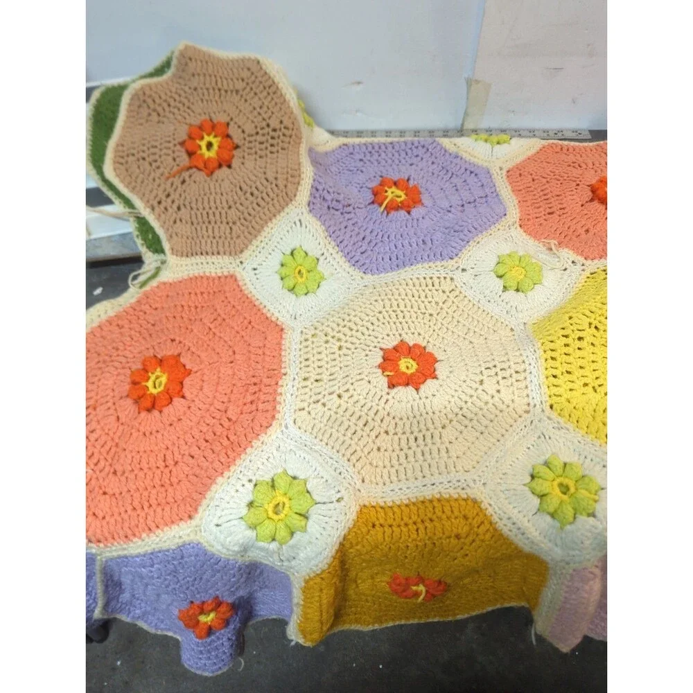 Handmade vintage knitted